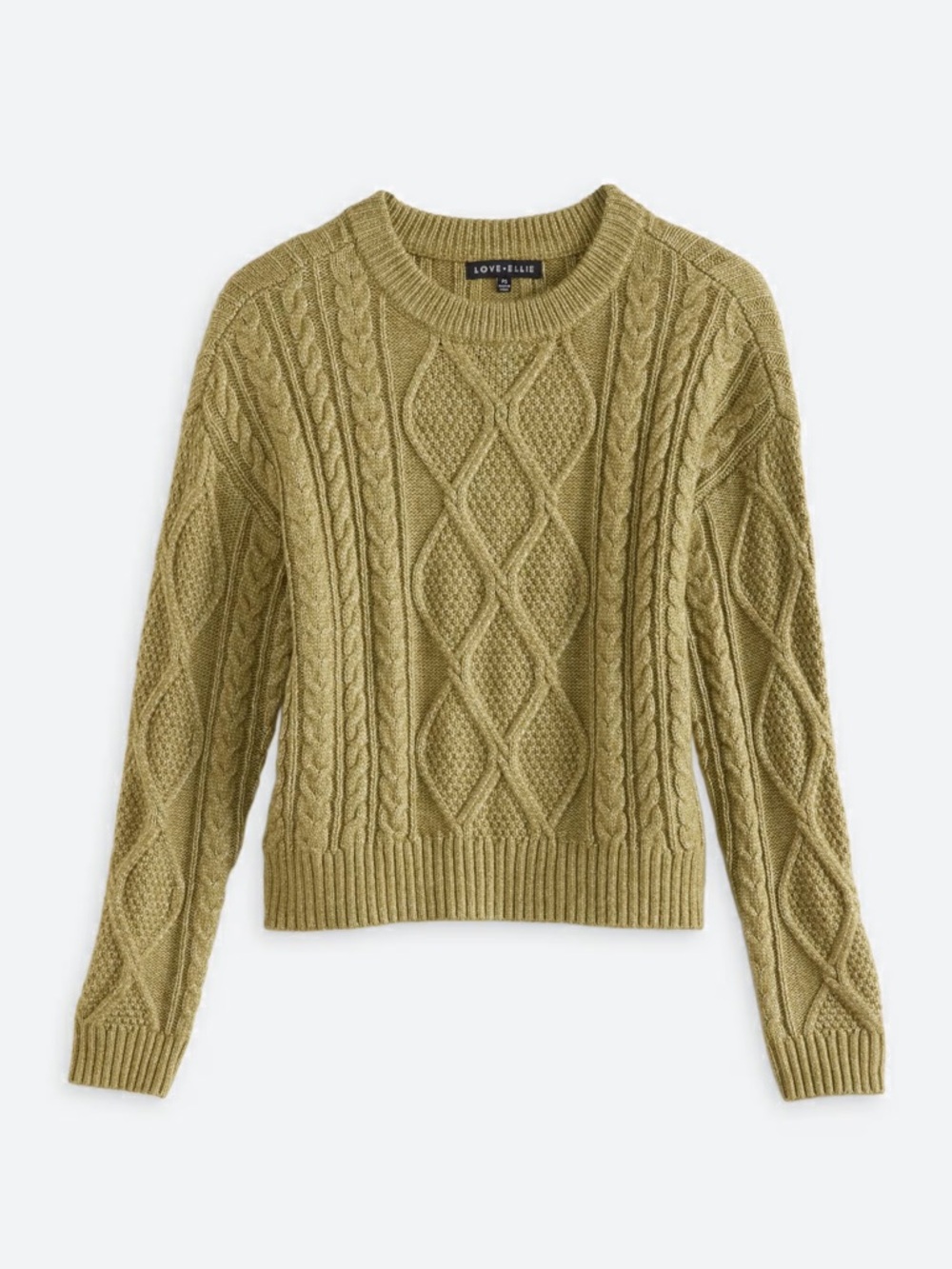 LOVE ELLIE Cable Sweater